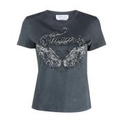 T-Shirts Blumarine , Black , Dames