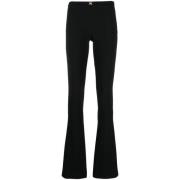 Elegant Straight Trousers Blumarine , Black , Dames