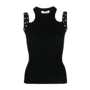 Sleeveless Tops Blumarine , Black , Dames