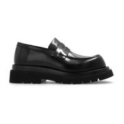 Leren loafers Bottega Veneta , Black , Heren