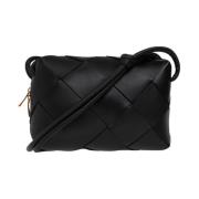 Cassette Small shoulder bag Bottega Veneta , Black , Dames