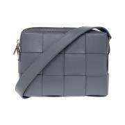 Schoudertas 'Cassette Camera' Bottega Veneta , Blue , Heren