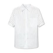 Shirt met korte mouwen Bottega Veneta , White , Heren