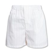 Gestreepte shorts Bottega Veneta , White , Dames