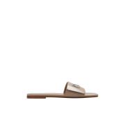 Sloane slides Burberry , Beige , Dames