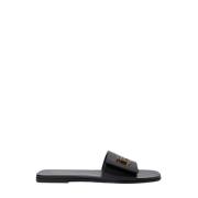 Zomerse Stijl Verhogende Slides Burberry , Black , Dames