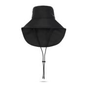 Stijlvolle Fisherman Logo Hat Burberry , Black , Dames