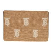 Stijlvolle Portemonnees Kaarthouders Burberry , Beige , Dames