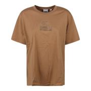 Klassieke Collectie T-shirts en Polos Burberry , Brown , Dames