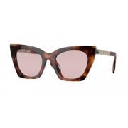 Stijlvolle zonnebril voor vrouwen Burberry , Brown , Dames
