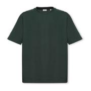 T-shirt met logo Burberry , Green , Heren