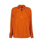 Normaal shirt Burberry , Orange , Dames