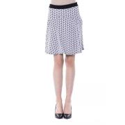 Zwarte en witte acryl rok Byblos , White , Dames