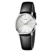 Elegant Dames Roestvrijstalen Horloge Calvin Klein , Black , Dames