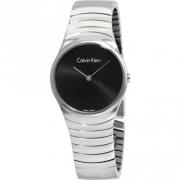 Whirl Quartz Horloge - Elegant en Modieus Calvin Klein , Gray , Dames