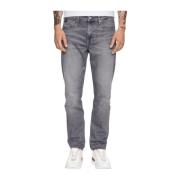 Grijze Tapered Jeans Calvin Klein , Gray , Heren