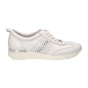 white casual closed shoes Caprice , White , Dames