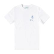 Bedrukt Katoenen T-Shirt - Wit Casablanca , White , Heren
