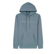 Champion Anthracite Tinted Logo Hoodie Sweatshirt Champion , Gray , He...