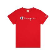 Crewneck T -Shirt 110992 Rs017 Champion , Red , Dames