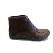 Zachte Leren Enkellaars voor Dames Clarks , Brown , Dames