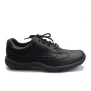 Waterdichte Herenschoen met Veters Clarks , Black , Heren