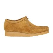 Amandel Teen Suède Wallabee Laarzen Clarks , Brown , Heren