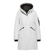 3-in-1 Halflange Parka Creenstone , White , Dames