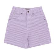 Paarse Roos Hickory Shorts - Streetwear Collectie Dickies , Purple , D...