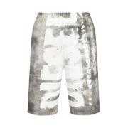 ‘P-Marshy’ katoenen shorts Diesel , Gray , Heren