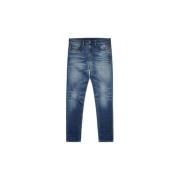 Slim-Fit Jeans, Blauw, Stijlvol en Comfortabel Diesel , Blue , Heren