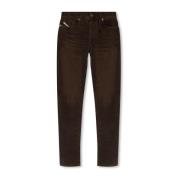 2023 D-Finitive corduroy broek Diesel , Brown , Heren