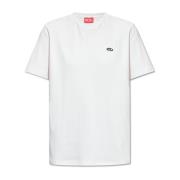 ‘T-Justine-Doval-Pj’ T-shirt Diesel , White , Dames