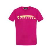 Roze T-Shirt - S71Gd0648 - Gemaakt in Italië Dsquared2 , Pink , Heren