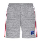 Shorts met logo Dsquared2 , Gray , Heren