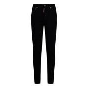 Zwarte Broek Dsquared2 , Black , Dames