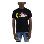 T-Shirts Dsquared2 , Black , Heren