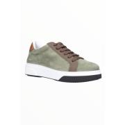 Nabuk Bottalato Sneakers Dsquared2 , Green , Heren
