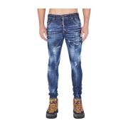 Donkere Wassing Skinny Jeans Dsquared2 , Blue , Heren