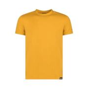 Luxe Katoenen T-Shirt Collectie Dsquared2 , Yellow , Heren