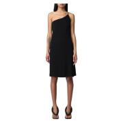 Casacca Korte Jurk - Vrouwelijk en Elegant Dsquared2 , Black , Dames