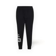 Comfortabele Fleece Sweatpants Dsquared2 , Black , Heren