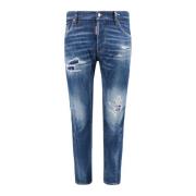 Gescheurde Skinny Jeans Dsquared2 , Blue , Heren
