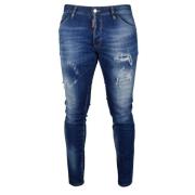 Cool Guy Slim-Fit Faded Jeans Dsquared2 , Blue , Heren