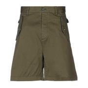 Stijlvolle Katoenen Shorts voor Heren Dsquared2 , Green , Heren