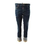 Cool Guy Cropped Jeans - Blauw Dsquared2 , Blue , Heren