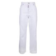 Jeansbroek Dsquared2 , White , Dames