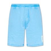 Shorts met logo Dsquared2 , Blue , Heren