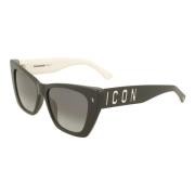 Iconische Cat-Eye Zonnebril Dsquared2 , Black , Dames