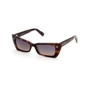 Stijlvolle zonnebril voor vrouwen Dsquared2 , Brown , Dames